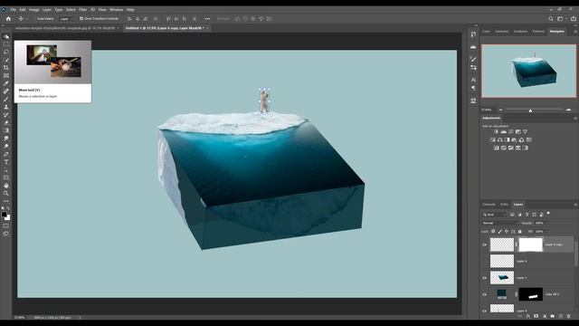 3D Ice Land Photoshop Manipulation Tutorial | 3d Effect смотреть онлайн
