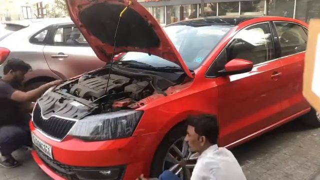 Skoda Rapid just got the best dual projector headlight upgrade from roadies car accessories surat смотреть онлайн