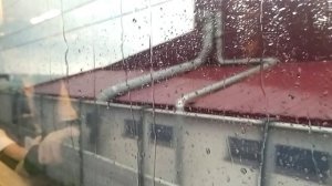 Вид на чёрное море из окна поезда