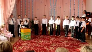 Оркестр мальчиков подготовительной группы