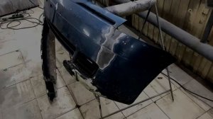 Ремонт бампера Nissan Serena c24