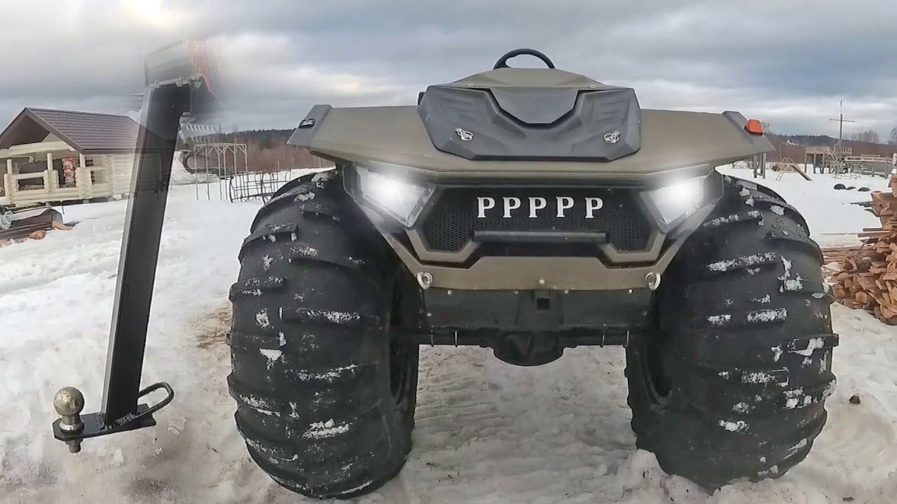 Прицепннное на вездеход ЕГЕРЬ смотреть онлайн