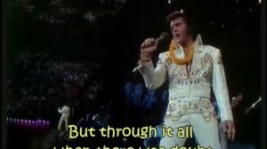 Elvis Presley - My Way (with lyrics)