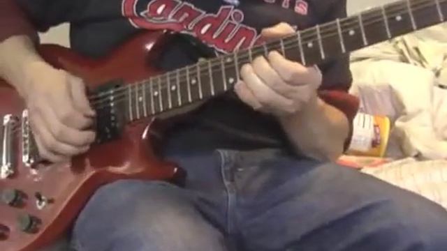 Some Slow Blues Ideas For You In B Flat Ibanez and Pignose смотреть онлайн