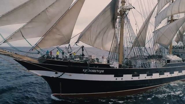 Парусник Крузенштерн / Kruzenshtern Ship смотреть онлайн