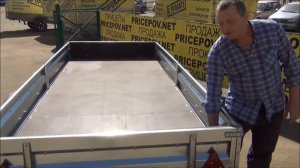 AvtoS A35P2B. Грузовой двухосный рессорный прицеп для легкового автомобиля.