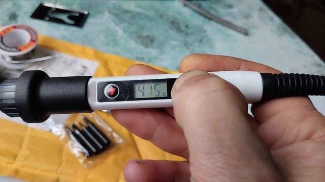 Паяльник с АлиЭкспресс с регулировкой температуры. смотреть онлайн