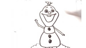 How to Draw Olaf  Disney Frozen