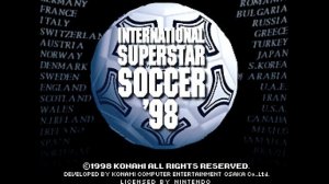 International Superstar Soccer '98 - Nintendo 64 - 1998 [Eye Catch]