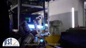 Гриндер. Универсальная шлифовальная машина. Шлифовка вала рулевой рейки. Полировка штока рейки