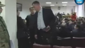 Публичное задержание прокурора Краматорска Сухинина