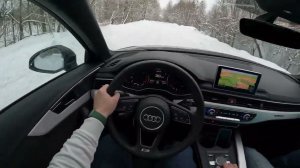 Audi A4 45 TFSI quattro - POV test drive