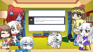 Реакция андертейл на АСК АЗРИЕЛЬ 2/? (Gasha Life)