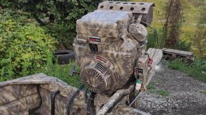 Мотор-болотоход Honda gx620 (20 л.с.) с наработкой 17 часов, стоит на лодке 4 метра. 03.08.2022