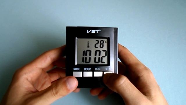Говорящие часы VST 7027C обзор и настройка смотреть онлайн
