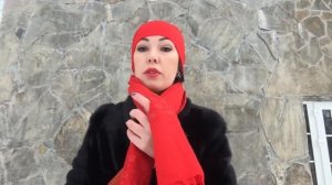 Как носить шаль зимой? Классические способы завязывания шали