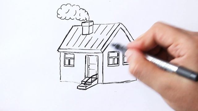 Как нарисовать Дом смотреть онлайн