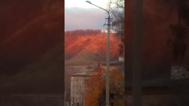 Один из холмов города Вольск! Здесь зимой работае горнолыжная база