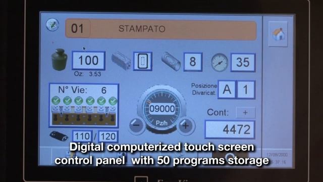 Высокопроизводительный делитель-округлитель ATHENA PLUS Sottoriva, деление в 4, 5 или 6 рядов смотреть онлайн