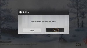 how to fixed mission Evo Failed to retrieve the update files. Retry ?