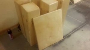 Кресло из бруса в стиле лофт