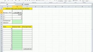 Excel Finance Class 41: Interest Only Loan Schedule.