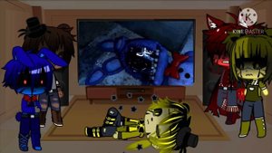 fnaf 2(withered Animatronics) react to "an interview with bonnie again" (kinda AU, read desc.)