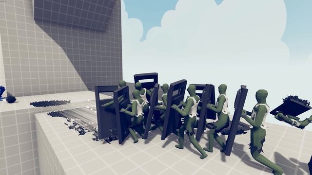 100x ARMY ZOMBIE SHIELD + GIANT ZOMBIE vs 3x EVERY GOD - TABS / Totally Accurate Battle Simulator смотреть онлайн