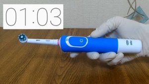 Работа таймера Braun Oral-B Vitality D100.413.1 Cross Action