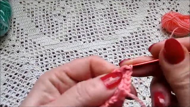 #каквязатьрюши  #каксвязатьрюши  Школа вязания: как вязать рюши крючком - способ 2