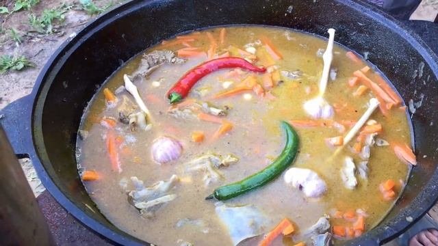 Плов в казане. Готовим ФЕРГАНСКИЙ плов на улице!