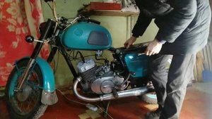 ИЖ Юпитер. Почистил карбюратор. Немного погонял.