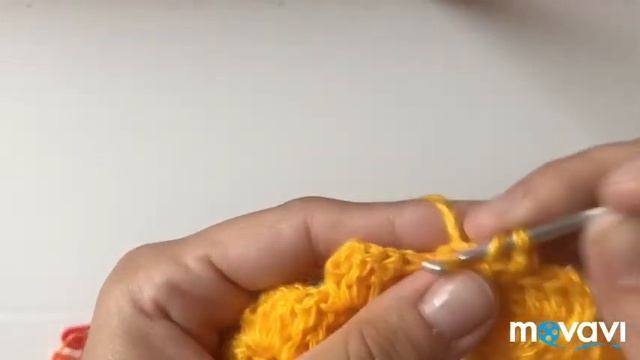 Вяжем прямоугольный плед крючком