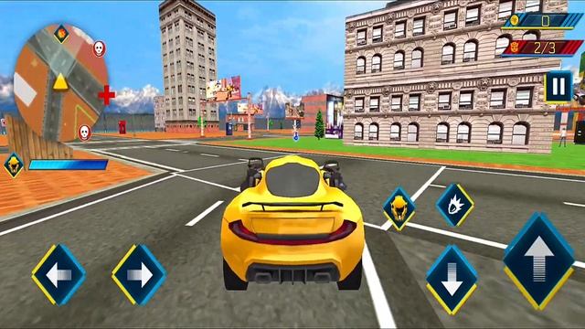 Flying Helicopter Robot Car Transform Shooting War - android PlayGames смотреть онлайн