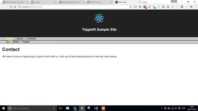 Using React-Router and Redux - TrippleR - Step 2 смотреть онлайн