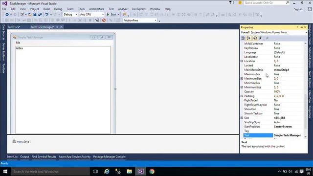 C# Tutorial - Task Manager C#.NET Application | FoxLearn