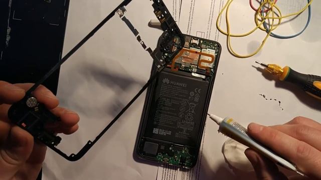 Слуховой динамик Honor 8X. Замена слухового динамика Honor 8X. смотреть онлайн