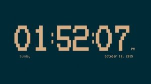 clockr, digital clock