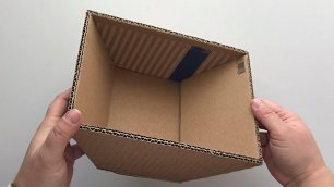 DIY Сardboard box | Cardboard idea Craft idea with | Paper and Cardboard