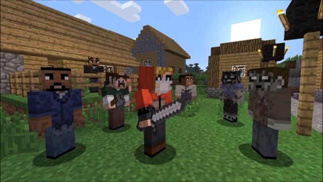 Minecraft Xbox 360: NEW! Skin Pack 5 Screenshots + Walking Dead Skins! смотреть онлайн