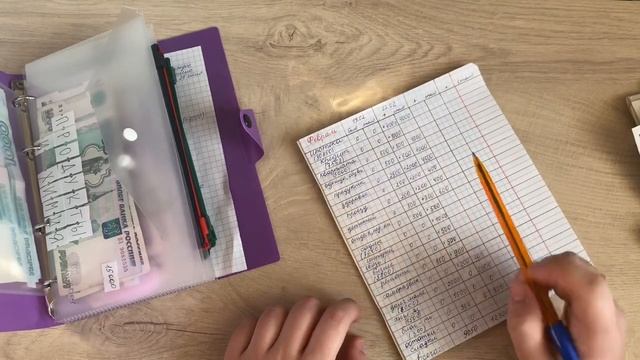 Распределение денег по конвертам. Моя система