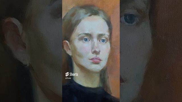 Последний портрет, холст масло, размер 40 на 50. смотреть онлайн