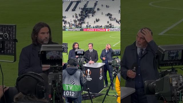 Marco Tardelli e Lele Adani post Juve Siviglia