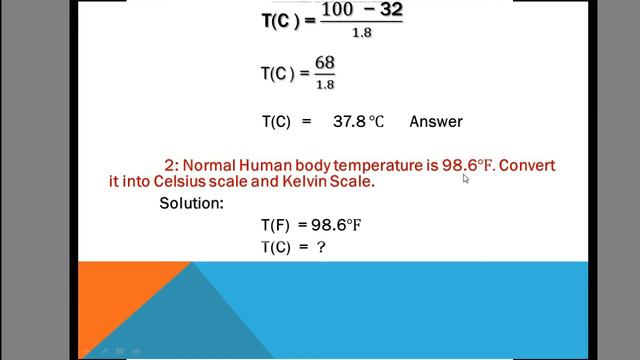 Physics 9/Chap 8/Lecture 8/Conversion from Fahrenheit into Celsius Scale смотреть онлайн