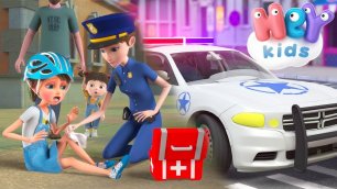 Carro de polícia - Música infantil animada | HeyKids