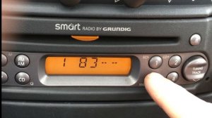 Как разблокировать магнитолу Smart? Разблокировка штатной магнитолы Smart ForTwo