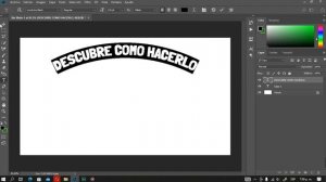 ¿Cómo curvar texto usando PHOTOSHOP? - Edita tus textos al máximo