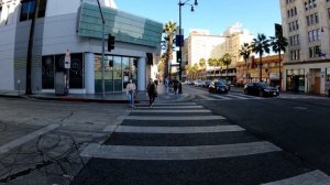 Лос Анжелес, Прогулка по Голливуд бульвару, Los Angeles, Hollywood blvd.