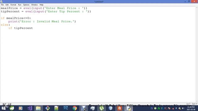 A Practical Introduction To Python Programming - Exercise 1 8 9a