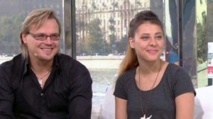 Алена Тойминцева и Максим Ставиский о проекте "Лед..." в эфире программы "Доброе утро" от 19.09.2014